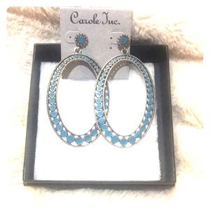 COPY - Teal earrings
